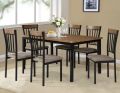 Metal dining table set dining room set kitchen dinner table and chairs set. 