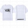 Men's Women's LNGSHOT  Fashion Jay Park Same T-shirt High Quality Short Sleeve Tshirt Hip Hop Trend Plus Size Tops. 
