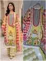Women Swiss Lawn 3 Piece Suit – Long Baggy Digital Printed Shirt with Flapper Trouser & Monar Dupatta | Summer Collection | Comfortable Stylish Ladies Dress. 