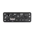 1 Set 2*3W/5W Amplifier Audio Player Bluetooth MP3 Decoder Board 5V DIY MP3 Player Car FM Radio Module TF USB Mic Record Call. 
