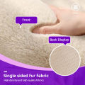 Size 50x50cm Imitate Rabbit Fur Plush Fabric Thickened Polyester Artificial Wool Doll Cotton Doll Material Decorative Padding.
