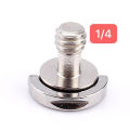 1/4 "-20D shaft D-ring screw mount adapter tripod camera tripod mount camera tripod mount screw 1/4"-20D shaft D-ring mounting screw adapter tripod monopod quick release plate camera fixing scre. 