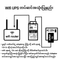 myanmarnet tvie & all wifi ups 24000mah. 