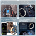 SIMSONLAB 2025 Smart Ring Bluetooth Call Heart Rate Blood Pressure Monitor 5ATM Waterproof Health Ring Men Women For .