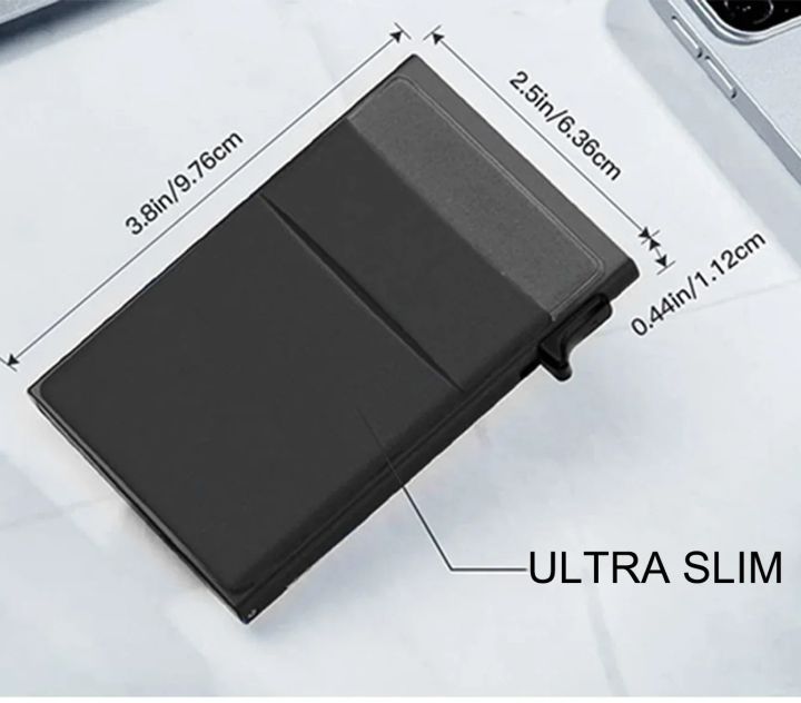 Rfid%20Anti%20Blocking%20Smart%20ID%20Bank%20Credit%20Card%20Holder%20Wallet%20Metal%20Thin%20Slim%20Men%20Women%20Pop%20Up%20Minimalist%20Metal%20Cardholder%20Case%20-%20Image%203