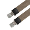 Heavy Duty Suspenders for Men Work Outdoor 3.8cm X-Back 4 Strong Clips Adjustable Elastic Trouser Braces Strap Belt.