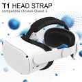 Compatible with Quest 2 Elite Strap for Enhanced Support and Comfort in VR,for Meta Quest 2 Comfort Head Strap Accessories White.