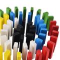 Wooden Stacking Tower Game Interactive Board Game 48PCS Small Colorful Stacking Blocks Balancing Blocks for Family Game. 