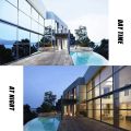 AFDB One Way Window Film, Mirror Effect Tint Glass Covering for Home Office,Reflective Heat Control Anti UV Glass Door Sticker. 