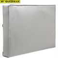 Grey Outdoor TV Screen Cover Weatherproof Universal Protector Dustproof Waterproof Case for 22-65'' LCD Television with. 