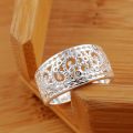 Wholsale 925 Sterling Silver Cute Charms Ring for Women Lady Wedding Party Gift Luxury Classic.