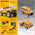MN Model RC Car Mn168 1/12 Full Scale RTR 2.4G 4WD 280 Motor Proportional Off-Road Remote Control RC Truck Kids Toys Metal Parts.