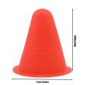 10Pcs/Set Skate Marker Training Road Cones Roller Football Soccer Rugby Training Soft Tower Skating Obstacle Roller Skate Pile. 