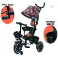 Kids Tricycle With Sun- Shade And Push Handle. 