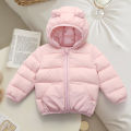 2025 Autumn Winter New Kids Leisure Hooded Warm Jacket For Girls Parka Baby Boys Warm Coats Zipper Outerwear Children's Clothing. 