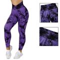 CZGUKE Tie Dye Fitness Legging Woman Push Up Workout Sport Leggings Women Scrunch Butt Female Outfit Gym Seamless Legging Pants. 