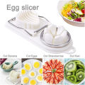Egg Slicer For Hard Boiled Eggs, Multipurpose Boiled Egg Slicers Cutter, Stainless Wire With 2 Slicing Styles Outdoor Tableware. 