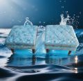 2 SEATER PUFFY SOFA SET IN TURKISH FABRIC (SIZE: 1 SINGLE 22 X 22 INCHES HEIGHT 15 INCHES). 