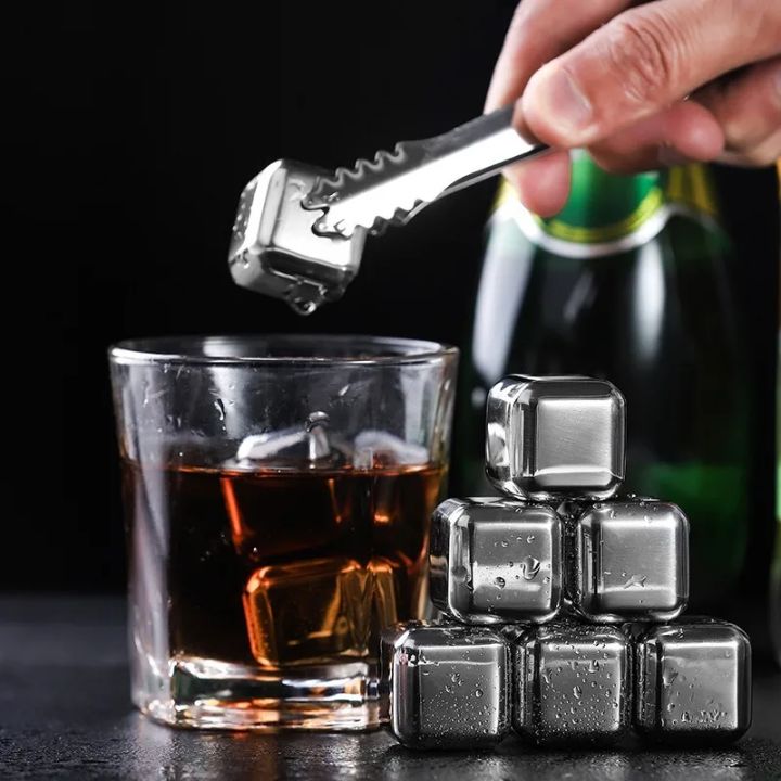 4/6/8Pcs%20Stainless%20Steel%20Ice%20Cube%20Set%20Reusable%20Whiskey%20Stone%20Ice%20Cubes%20for%20Whiskey%20Wine%20Cooling%20Cubes%20Ice%20Cubes%20Party%20Bar%20Tools%20-%20Image%204