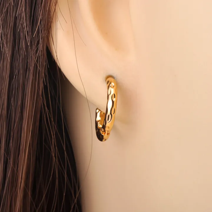 Lokaer%20Waterproof%20316L%20Stainless%20Steel%20Geometric%20Huggie%20Hoop%20Earrings%2018K%20Gold%20Plated%20Charm%20Fashion%20Jewelry%20For%20Women%20E24114%20-%20Image%206