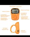 Rechargeable Digital Finger Ring LCD Electronic Hand Tally Counter Timer Decompression Prayer Counter Clicker Portable. 