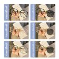 Myopia glasses auto-blue lens UV400 color changing computer light filter glasses women + blue light filter-1.0 -1.5 -2.0 -2.5 to-4.0 Super auto blue lens uv99 % auto optical filter auto optical glasses short color changing fashion computer glasses. 