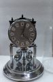 (A). Vintage Kern Sohne Anniversary Clock Glass Dome Mantel Clock. (A). 