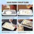 Ice Cream Roll Maker Plate Tray for Kids & Adults – Stainless Steel Rolled Ice Cream Pan with 2 Spatulas  Homemade DIY Cold Plate Ice Cream Maker  Manual Frozen Dessert Pan for Yogurt, Sorbet, Gelato, Fruit Roll, Kids Gift, Summer Tool for Home Use. 