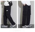 Becoolman-style pants American style fashion casual trousers men side pockets pants lightweight and breathable ice fiber design. 