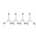 4Pcs/lot Bed Sheet Fasteners Holder Gadgets for Bed Sheet Organizer Mattress Cover Clip For Home Elastic Straps Adjustable Clips.