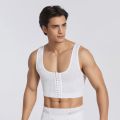 Men Compression Shirts for Men Shapewear Chest Abdomen Control Body Shaper Slimming Undershirt Workout Vest Tank Top. 