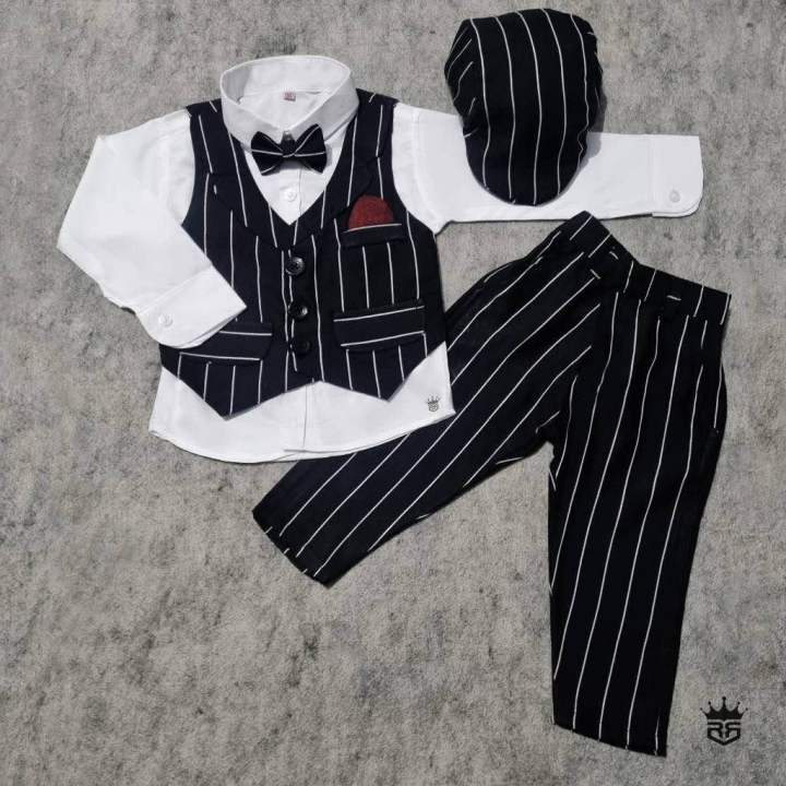 eid exclusive fashionable 5 piece party dress for kids