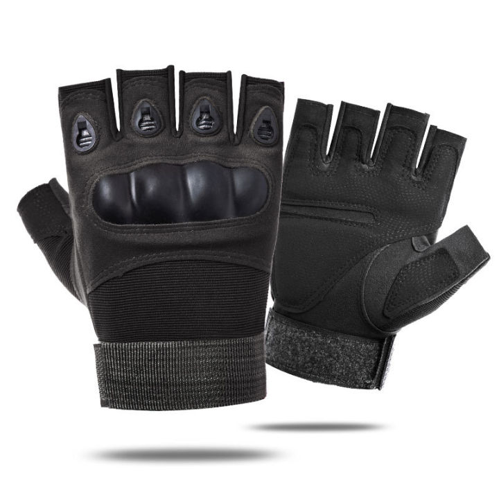%20Hard%20Knuckle%20Half%20Finger%20Gloves%20Men's%20Combat%20Hunting%20Shooting%20Paintball%20Duty%20-%20Fingerless%20-%20Image%202