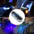 Solar Car Flashing Light Electric Motorcycle Truck Brake Taillight Modification Auto Anti-rear-end Explosion Flashing Light Amag.