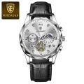 Poedagar 996L Luxury Men’s Quartz Watch – Sports Style, Leather Strap (Fan-Made).