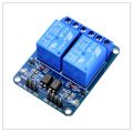 5V 2 Channel Relay Module | High and low Level Trigger Dual Optocoupler Isolation Relay Module | 5V DC 2CH Relay Module with Optocoupler. 