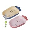 Carrot shap Plastic Soap Dispenser Rack. 