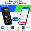 ELM327 Bluetooth 5.1 BLE V1.5 OBD2 Car Diagnostic Tools ELM 327 PIC18F25K80 Chip for IOS Android Scanner Clear Fault Code. 