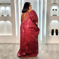 African Attire For Women Abaya Embroidery Plus Size Elegant Party Church Dress.