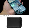 Fishing Tackle Box Portable Case Hooks Lure Baits Storage Box Containers For Storing Swivels Jigs Hooks Sinker,10 Compartments. 
