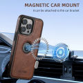 SUTENI Leather Card Holder Wallet Case 2-in-1 Bracket Compatible with Magsafe Wireless Charging For iPhone 16ProMax 15Plus 14 13. 
