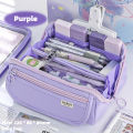 Prism Pencil Case Large Capacity Student Stationery Case Pencil Bag High Value Stationery Bag Multi-function Pencil Case. 