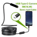 Type-c Android USB Endoscope Camera 7.0mm Hard Cable PC Android Phone Endoscope Pipe Type C Endoscope Inspection Mini Camera.