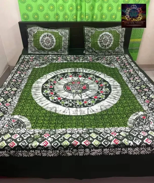 Cozy%20and%20Comfortable%20Twill%20Panel%20Cotton%20Double%20Size%20Bed%20Sheet%20(7.5%C3%978.5)%20Feet%20for%20King%20Size%20Beds%20-%20Matching%20Pillow%20Covers%20-%20Ultimate%20Bedding%20Comfort%20-%20Image%202