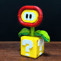 New Creative Flame Flower Building Blocks MOC DIY Potted Plant Model Desktop Decor Birthday   Carnivorous Plant. 