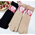 Pack of 3 Ladies Dot Print Thumb Socks - High-Quality Fabric. 