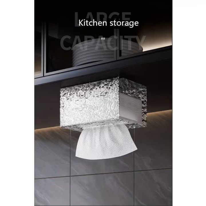 Luxury%20Water%20Ripple%20Tissue%20Holder,%20Wall%20Mounted%20U-Shaped%20No%20Drill%20Box%20for%20Kitchen%20Wipes%20&%20Bathroom%20Face%20Towel%20-%20Image%203