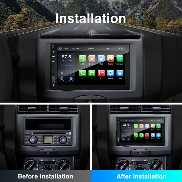 2Din%207%20Inch%20HD%20Screen%20Full%20Touch%20Carplay%20Android%20Auto%20Car%20Raido%20Multimedia%20MP5%20Player%20Stereo%20USB%20Bluetooth%20Universal%20Autoradio%20-%20Image%202