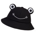 Cute Frog Bucket Hats women Bucket Hat Women Summer Outdoor Sun Fishing Cap Cotton Wild Panama Hats.