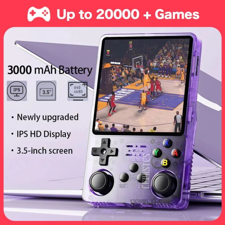 R36S Retro Handheld Video Game Console Linux System 3.5 Inch IPS Screen ...
